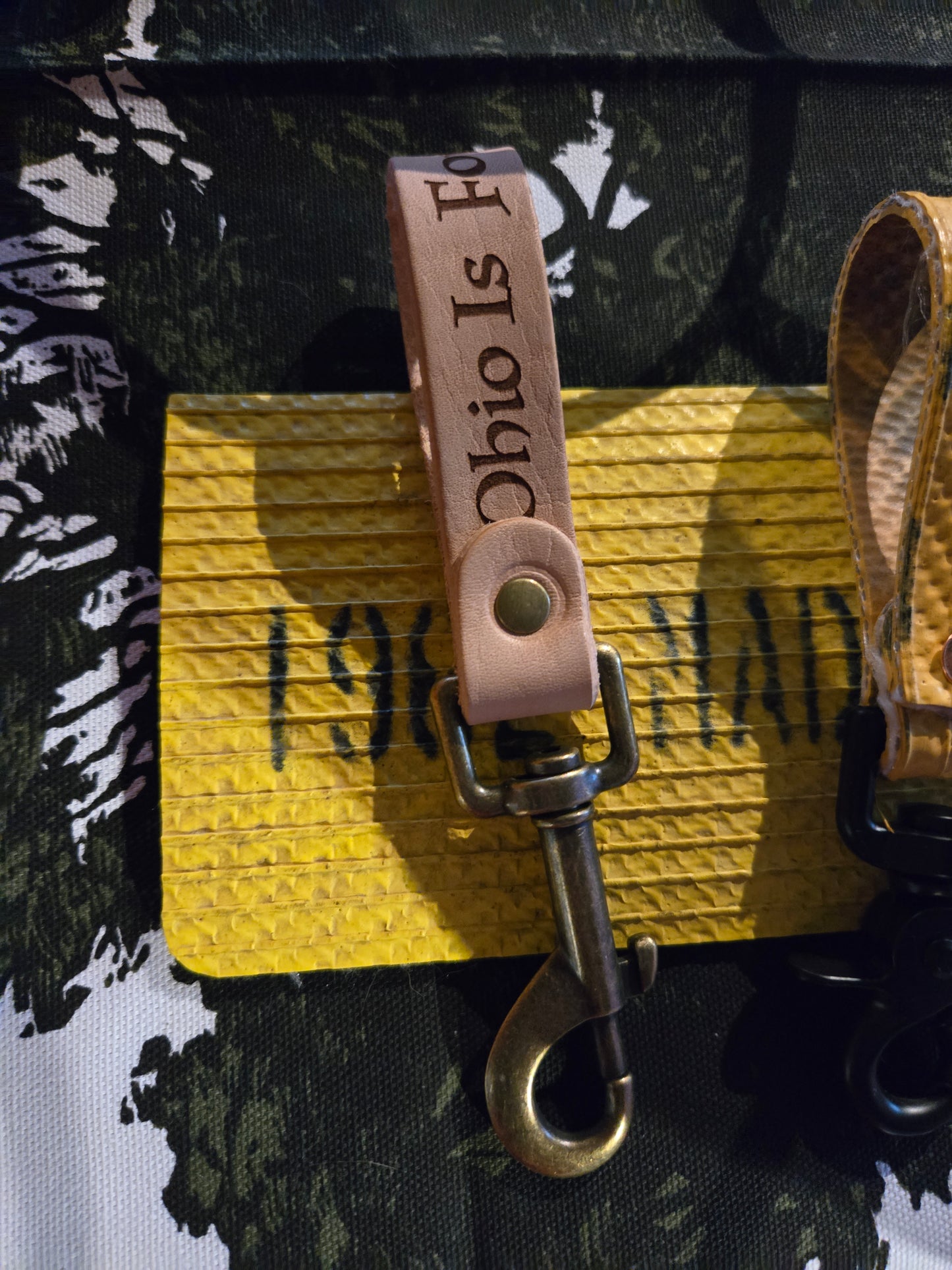 Leather Key Chain - Ohio is for Lovers