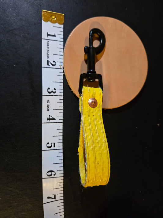 Key Chain made out of fire hose