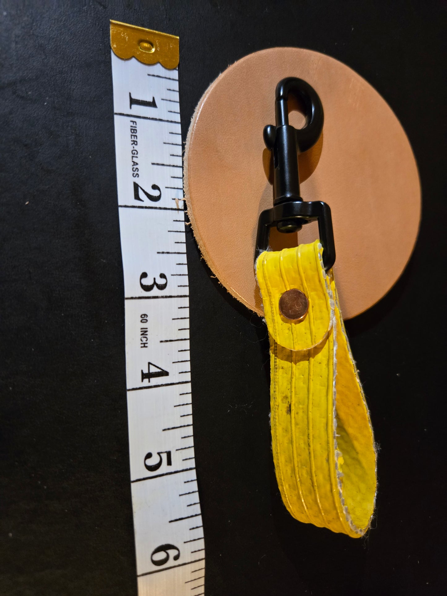 Key Chain made out of fire hose