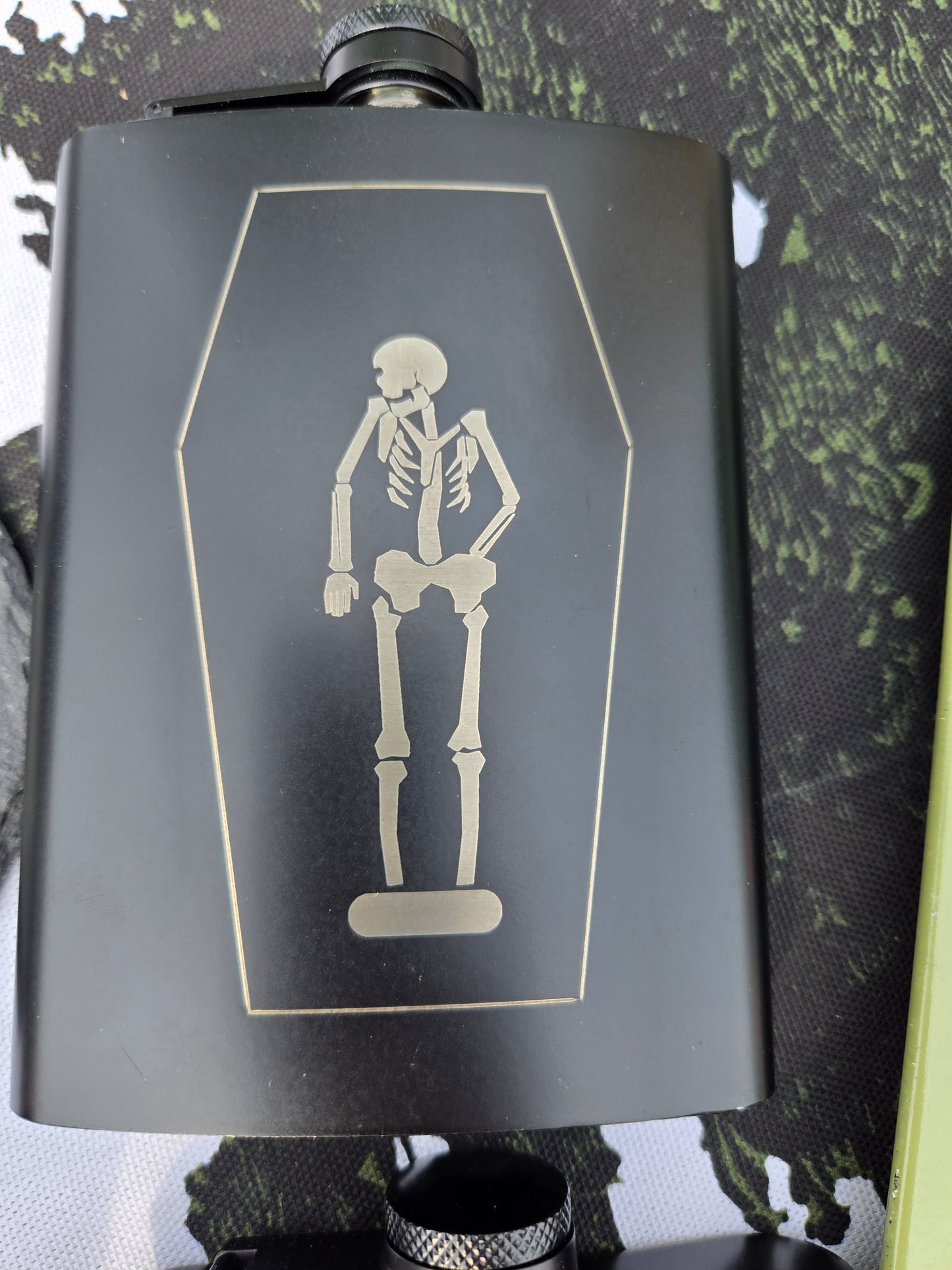 Laser Engraved Flask